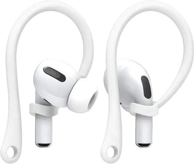 Earhooks Geschikt Voor Apple AirPods en Apple AirPods Pro 3 I Oorhaken I Veilige Pasvorm I Siliconen Eartips I Ergonomisch en Anti-Lost Ontwerp I Set van 2 I Wit
