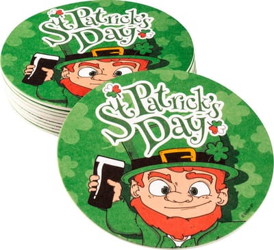 Boland - Set 10 bierviltjes 'St. Patrick's Day' - Geen thema - Feestversiering - Themafeest