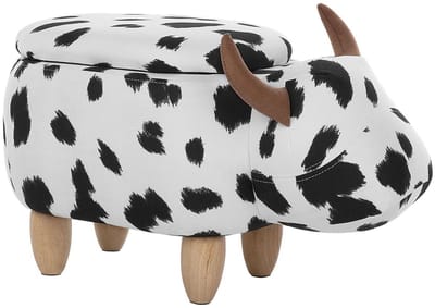 COW - Hocker - Wit - Polyester
