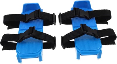 Peuterschaatsen Verstelbaar - Kinderschaatsen Dubbel - Winterpret Beleven - Veiligheidsontwerp - 6.30X6.00CM - Blauw