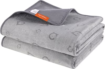 Puppy-onderlegger - Wasbaar en Lekvrij - 2-Delige Set - Duifgrijs - 183 x 183 cm