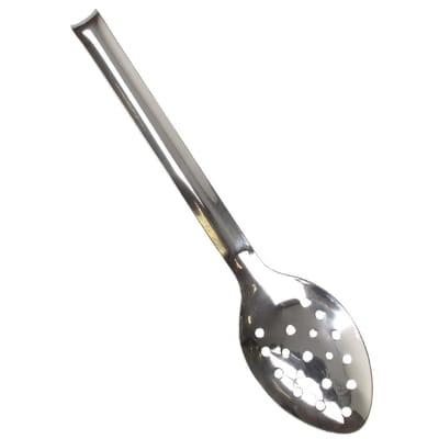 Vogue geperforeerde RVS serveerlepel 30.5cm