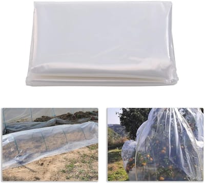 Kas Plastic Folie - Tuin Covers - Planten Beschermen - Duurzaam PE Materiaal - 2x6m - Transparant
