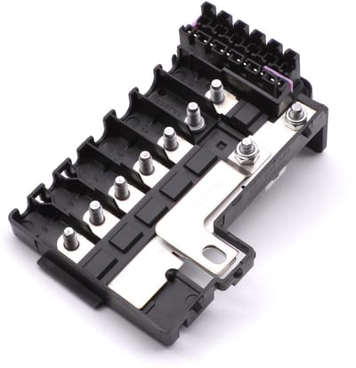 Dailygoody - Accuklemmen Fuse Box Houder - Originele Vervanging - Geschikt voor VW Seat Skoda - Auto Accessoire - Betrouwbare Beveiliging - Eenvoudige
