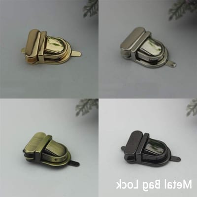 Metaal Portemonnee met Druksluiting en Mortise Lock Catch voor Leer en Handtassen - Perfect voor DIY Projecten en Creatieve Ontwerpen