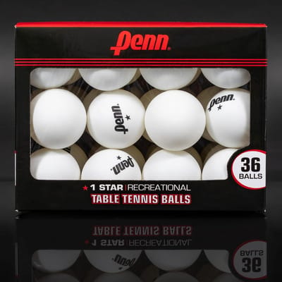 36 Tafeltennisballen Wit 40mm - 1 Ster Pingpong Ballen voor Recreatief en Competitie Spel