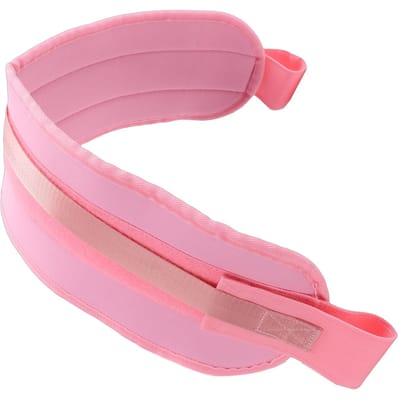 Ceinture de poids pour hanches pour haltères Nylon Antidérapante Fitness Ceinture lestée pour hanches Entraîneur de fessiers pour salle de sport Entraînement à domicile Noir rose