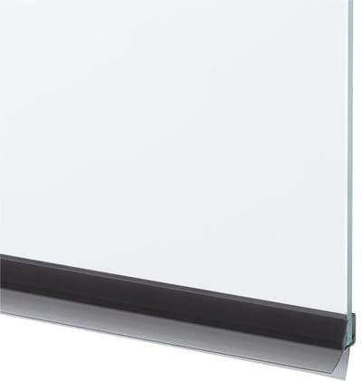 Sealskin - Lekstrip - Universeel horizontaal afdichtprofiel 6/8mm, 1 meter - Transparant zwart