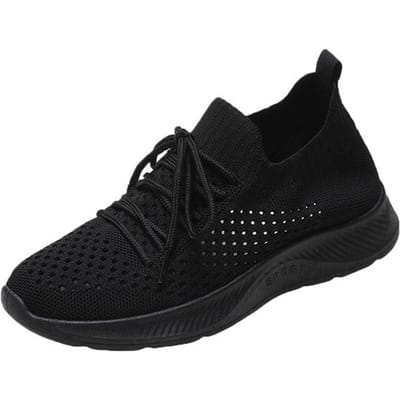 Chaussures pour femmes Baskets super légères pour femmes Chaussures vulcanisées Sport Basket Femme Marche Baskets blanches Femmes Décontracté Tenis Feminino 40 noir