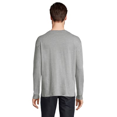 SOLS Unisex Adult Pioneer Melange T-shirt met lange mouwen (Grijze Melange)