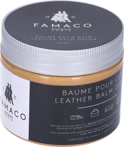 Famaco Leather Balm Care Cream - Lederen Meubelcreme - 398 White / Blanc - 250ml