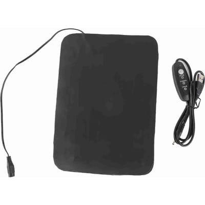 Kiemmat 3 Temperatuurstanden PU Leer Hydroponische Plant Verwarmingsmat voor Binnen 22.1x15.7cm/8.70x6.18in