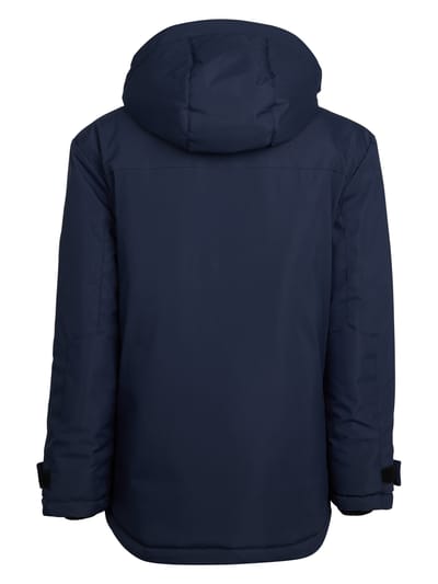 Petrol Industries - Jongens Parka Jas - Hooded parka - 100% polyester - Rits met drukknopen, zijzakken - Blauw - Maat 104