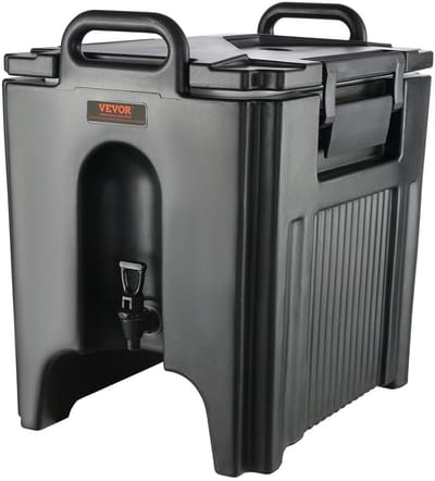 Dispenser - Drankdispenser - Thermische Drankdispenser - Geïsoleerde Dispenser - Feestdispenser - 10 gallon - Zwart