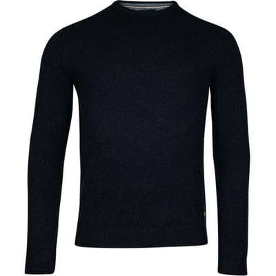 Baileys Trui Crew Neck Pullover Faux-Uni Navy / male