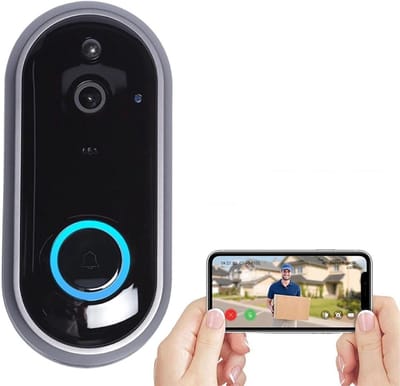 Slimme Deurbelcamera - Videodeurbel Met Camera - Huisbeveiliging Thuis - Twee-weg Audio - 1080p HD - Goud