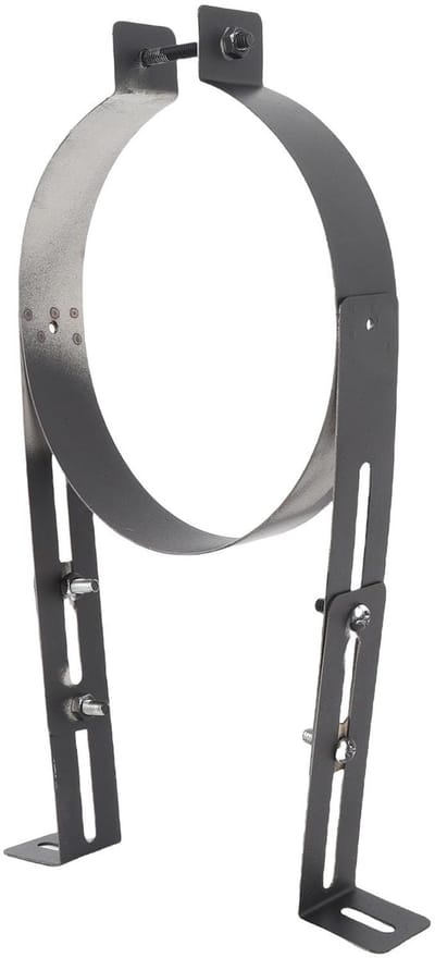 JHUBERS- Schoorsteenpijp Beugel - Verstelbare Wandmontage - Hoogtemperatuur Bestendig - Roestvrij Staal - Hanger voor Verwarmingssysteem - 11 Inch Lengte - Rookafvoer