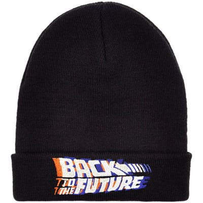 Back to the Future Beanie - Zwart