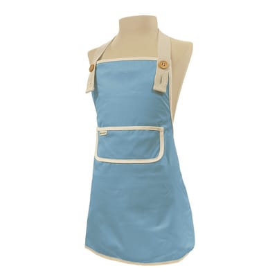 Smikkels - Kinderschort - Keukenschort kind - Kliederschort - vanaf 3 jaar - Blauw - 100% Gerecycled polyester