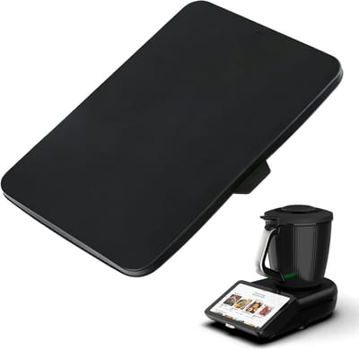Hoes voor Thermomix TM7, Siliconen Bescherming met Krassen- en Waterdichtheid, Beschermt Tegen Vettige Spatten en Stof, Zwart, Geschikt voor Keukenapparatuur en Kookaccessoires