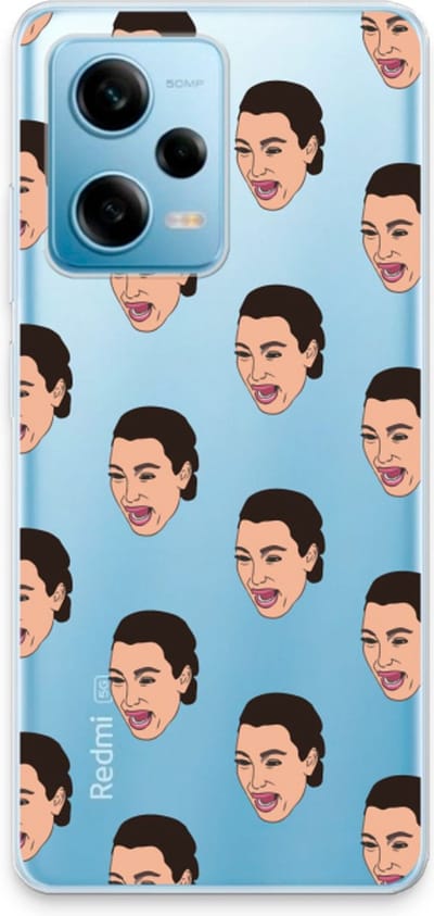 Case Company® - Hoesje geschikt voor Xiaomi Redmi Note 12 Pro 5G hoesje - Ugly Cry Call - Soft Cover Telefoonhoesje - Bescherming aan alle Kanten en Schermrand