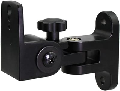 Luidsprekerbeugel - Muurbevestiging Set - Thuisbioscoop Geluid - 180° Draaibaar - 15 kg Draaglast - Zwart
