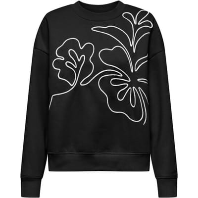 Jacqueline de Yong Canoa l/s emb sweat