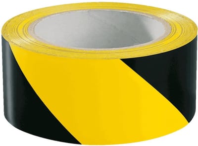 Ampere Traffic vloertape Extra - geel zwart | 5 cm breed