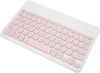 Dailygoods - Draadloos Toetsenbord - Ultradun en Waterdicht - 10 Inch - Tablet en Laptop Toetsenbord - Multi-toepasbaar - Draagbaar en Stijlvol