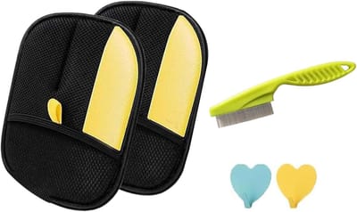 Pluisverwijderaar Handschoenen - Haarverwijderaar Set - Kleding Reinigen - Wasbaar Herbruikbaar - 2 Stuks - Blauw