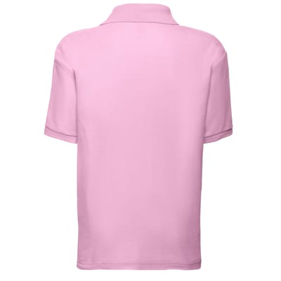 Fruit of the Loom Kinder/Kinder 65/35 Effen Piqué Poloshirt (Lichtroze)
