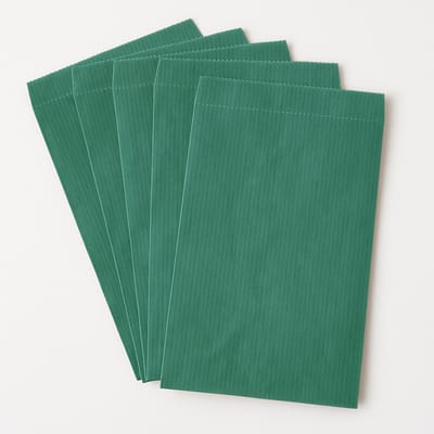 Professionele Cadeau zakjes - 50 Stuks - 11x17 cm - Papieren zakjes - Kraftpapier Blauw Groen (Petrol) – Cadeauzakjes / geschenkzakjes