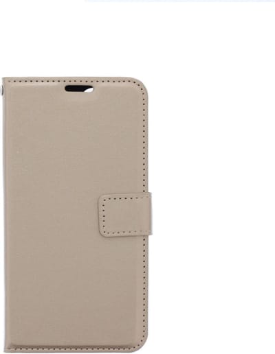 LuxeBass Hoesje geschikt voor iPhone 12 Pro - Bookcase Goud- portemonnee hoesje - telefoonhoes - gsm hoes - telefoonhoesjes