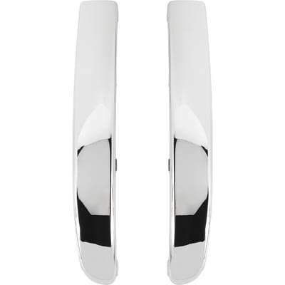 1 Paar Voor Chrome Onderste Bumper Sierlijst 735455056 Slijtvast Stijlvol Voorbumper white