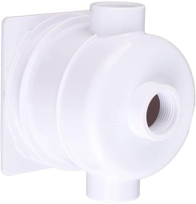 Zeynomax - Onderwater Junction Box - Waterdichte Aansluitdoos - Duurzaam en Kleurvast - Wit - Stofdicht - Ideaal voor Zwembaden en Buitenverlichting