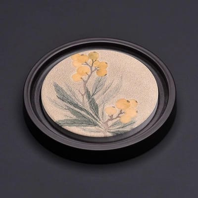 Nieuwe Chinese Stijl Bakeliet Absorberende Onderzetter Kungfu Thee Ceremonie Accessoires Huishoudelijke Isolatie Pad Opberg Thee Kop Houder gray