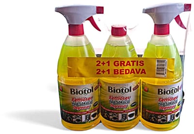 Biotol Vetverwijderaar 1L – 2+1 Gratis | Krachtige Oplosser voor Motor, Keuken & Auto | Milieuvriendelijk & Snelle Actie - Biotol Yağ Sökücü 1L – 2+1 Bedava -Degreaser 1L – 2+1 Free | Powerful Cleaner for Engine, Kitchen & Car | Eco-Friendly & Fast