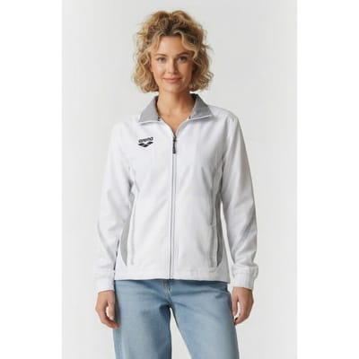 Arena Unisex Tl Warm Up Jacket White-grey Maat: S | Lichte Jassen Outlet | Unisex | Grijs