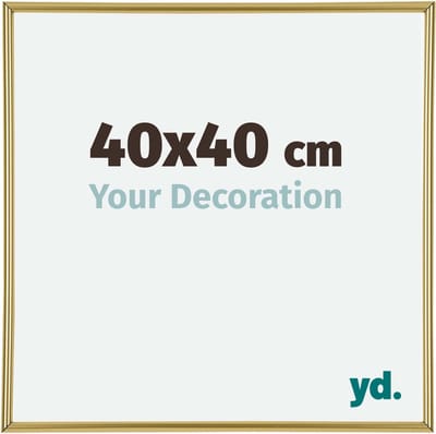 Your Decoration - Fotolijst 40x40 cm - Kunststof - Goud - Annecy