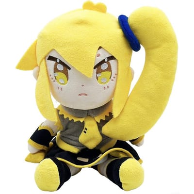 Kawaii Akita Neru Pluche Speelgoed Schattig Akita Neru Personage Knuffelpop Zacht Anime Verzamelspeelgoed Verjaardag Kerstcadeau Voor Fans Kinderen 22cm yellow