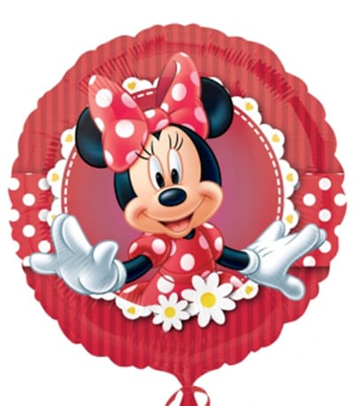 AMSCAN - Rode Minnie folie ballon