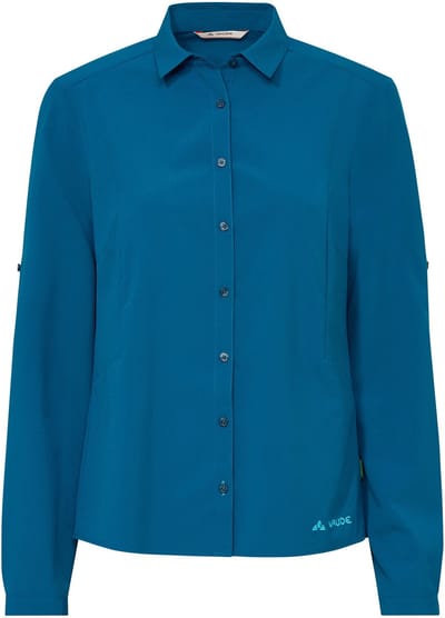 VAUDE Rosemoor LS Overhemd IV, Blouse, Dames Outdoor Sportshirt BlouseGewone pasvorm