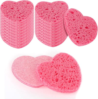 20 Stuks Gecomprimeerde Gezichtsponsen van Natuurlijke Cellulose voor Reiniging, Make-up Verwijdering en Exfoliatie van de Huid