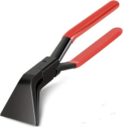 Vouwtang 45° afkanttang met antislip handgreep voor het buigen en gladmaken van metalen platen en dakbedekking