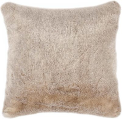 Pad faux fur sierkussenhoes Champagne naturel - 48x48 cm