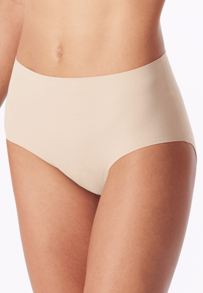 Schiesser Maxislip Invisible Soft Dames Onderbroek - naadloos - zand