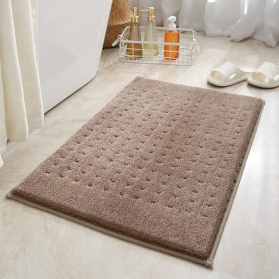 Badkamer Absorberende Mat Sneldrogende Mat Bij Badkamerdeur Verdikt Pluche Tapijt Toilet Badkamer Antislip Mat 40x60cm [rapid water absorption]
