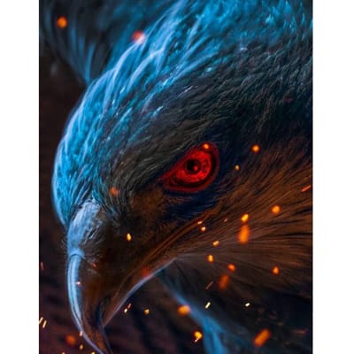Volledige boor ronde Diamond schilderij 5D Diamond borduurwerk mozaïek verkoop Home Decor 20X30CM blue