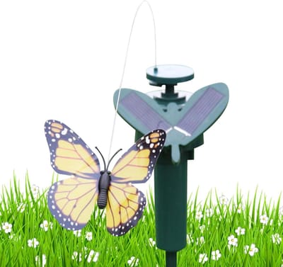 Vlinder Decoratie - Tuin Decoratie - Buiten Verfraaien - Op Zonne-energie - 40 cm Hendel - Willekeurig