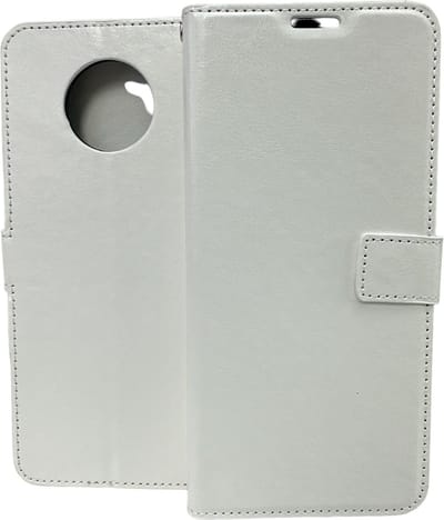 Portemonnee Book Case Hoesje Geschikt voor: Nokia G50 - wit